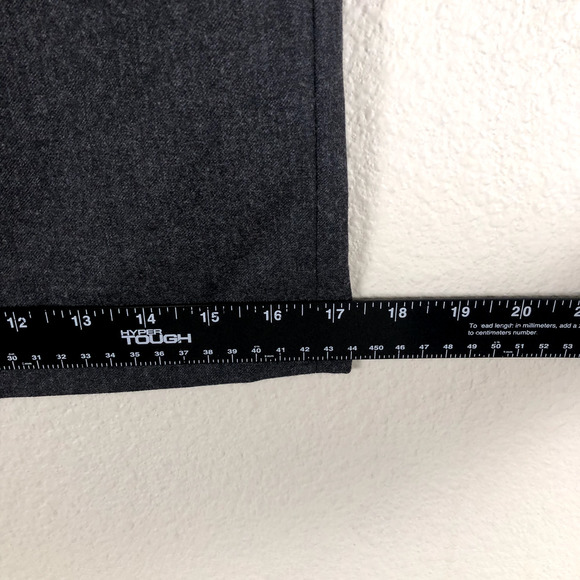 VINTAGE Burberrys Of London Skirt Gray Wool Pencil Midi Career Size X Small - Picture 7 of 15